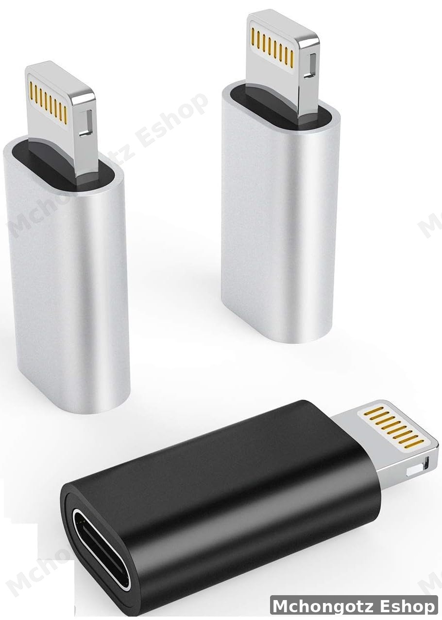 lightning to usb c OTG | type c female adapter 8 pin pd fast charging data sync  OTG - image 11
