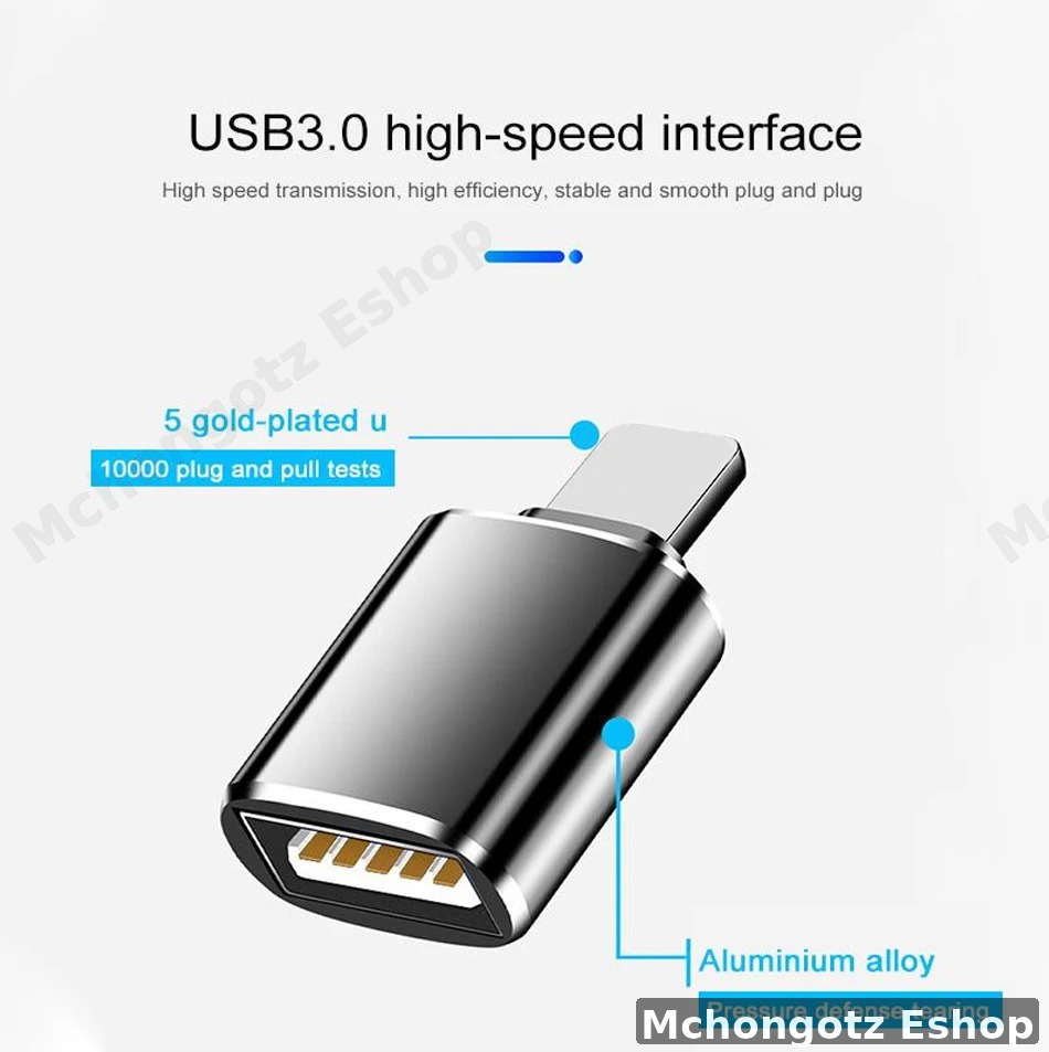 lightning to usb otg adapter usb 3.0 8 pin for iphone ipad - image 7