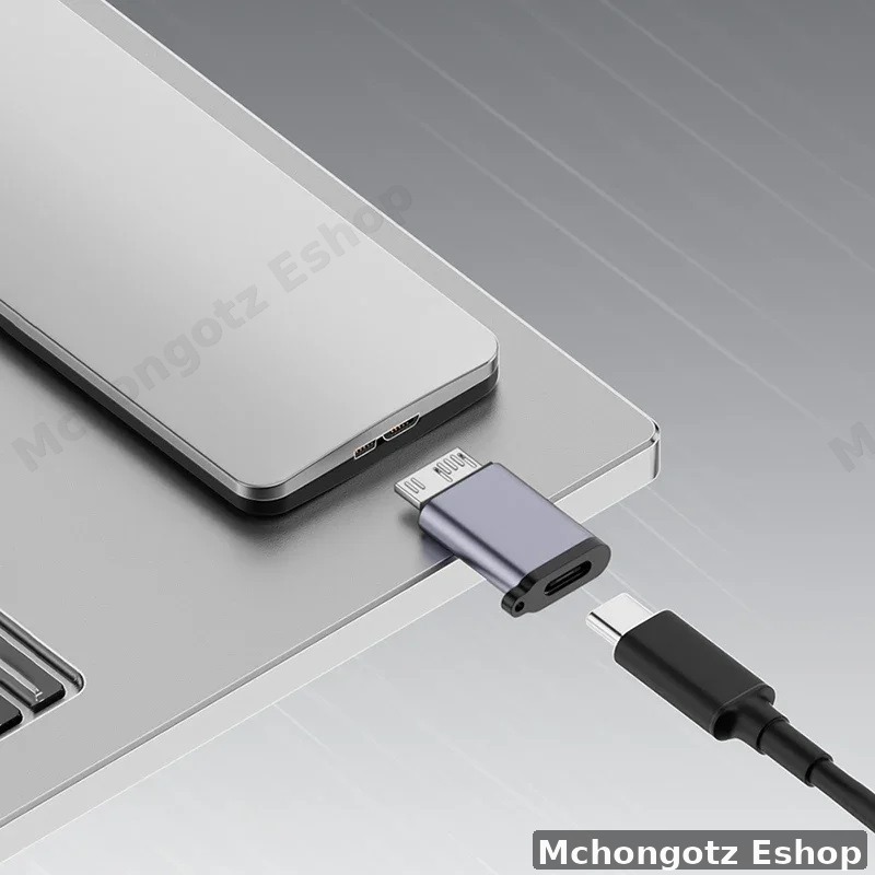 micro b to usb c | type c female adapter usb 3.0 for external hdd ssd  OTG - image 6