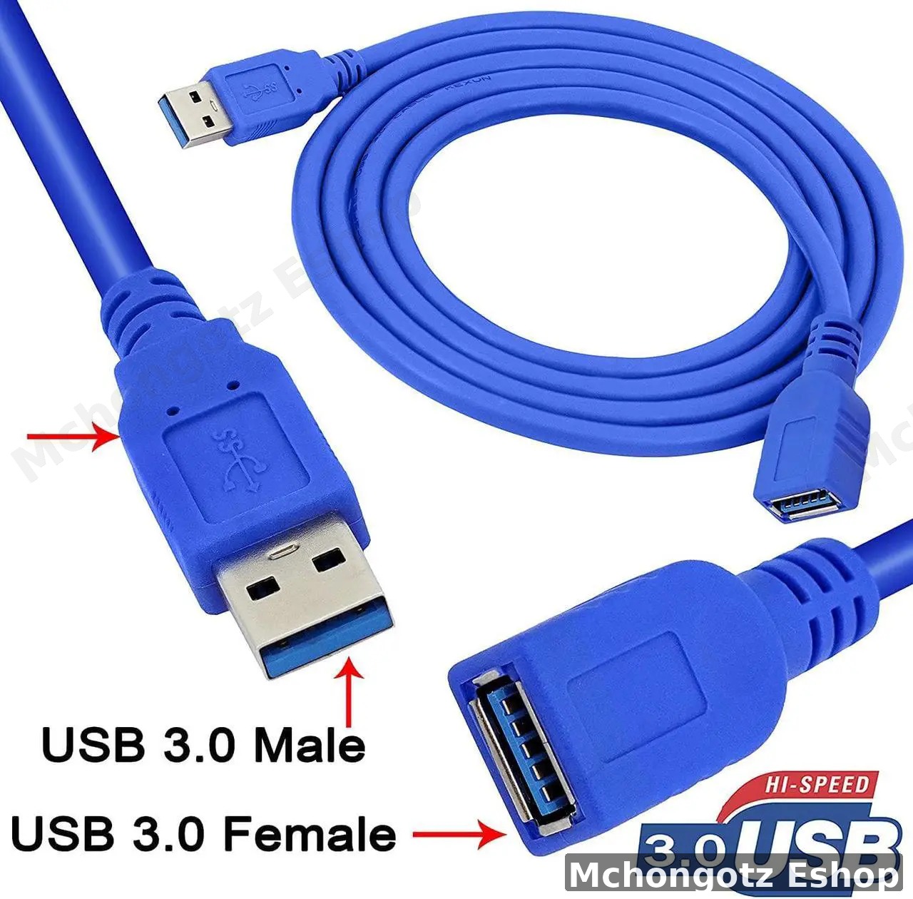 usb 3.0 extension cable 3M type a male to female blue high quality - image 6