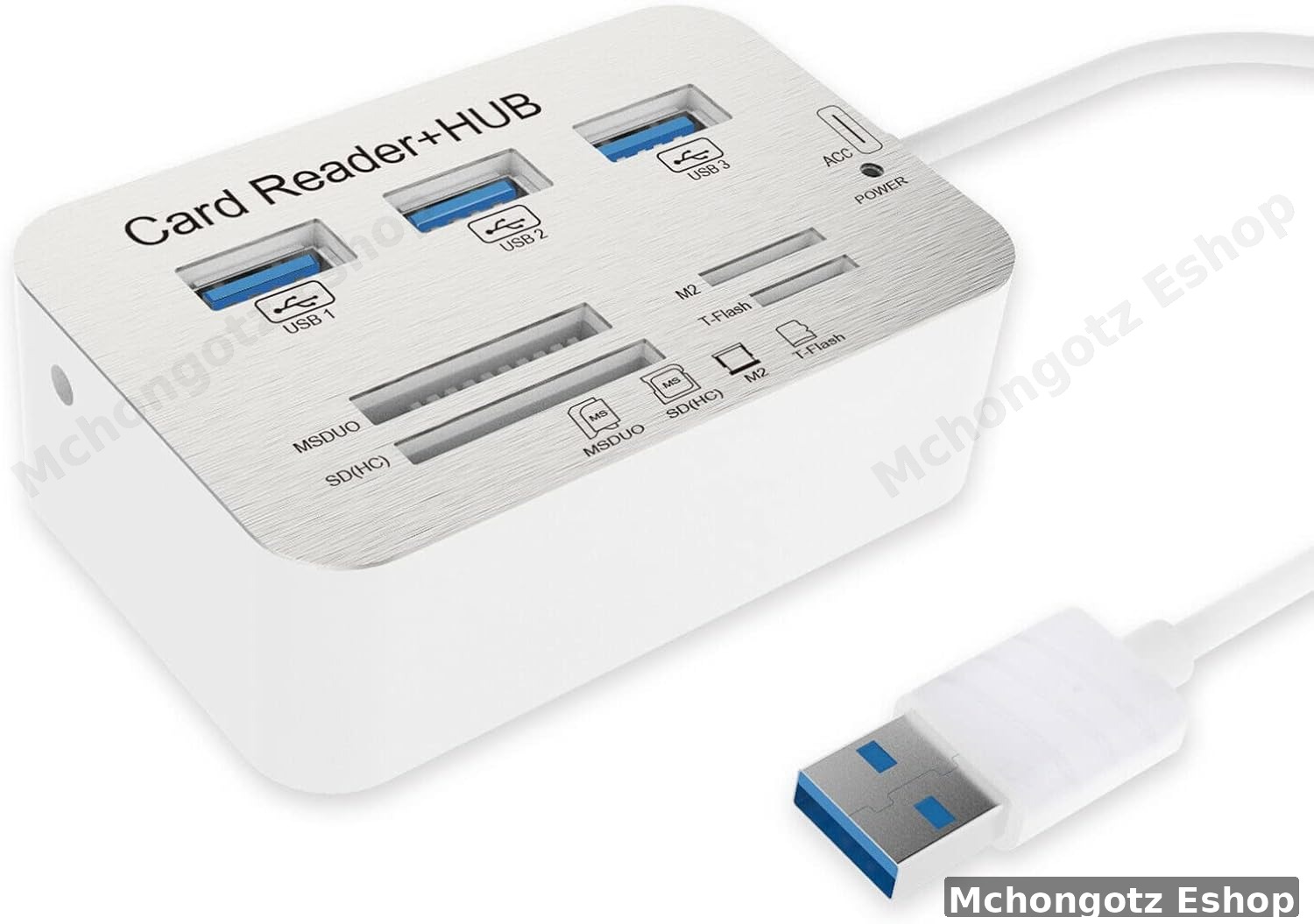 usb 3.0 hub | 3 in 1 card reader ms m2 tf memory card adapter - image 3