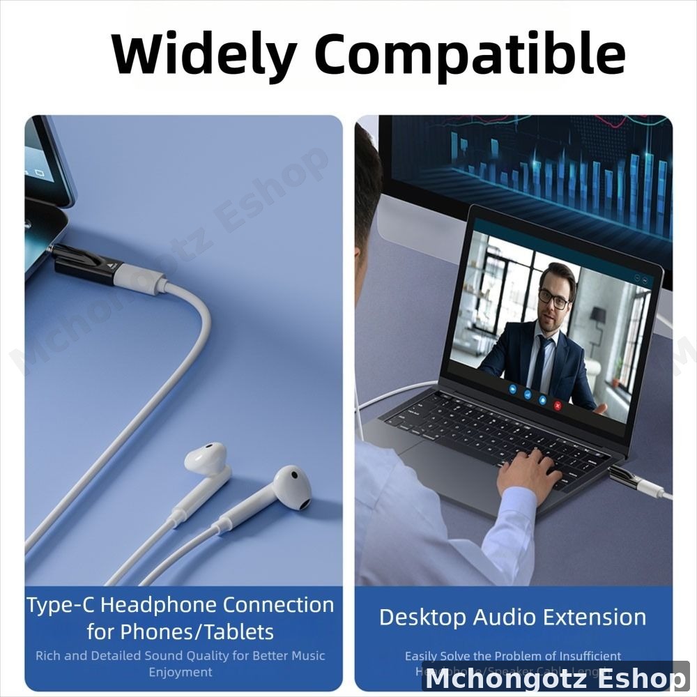 usb c | type c to 3.5mm aux audio adapter dac white OTG - image 10