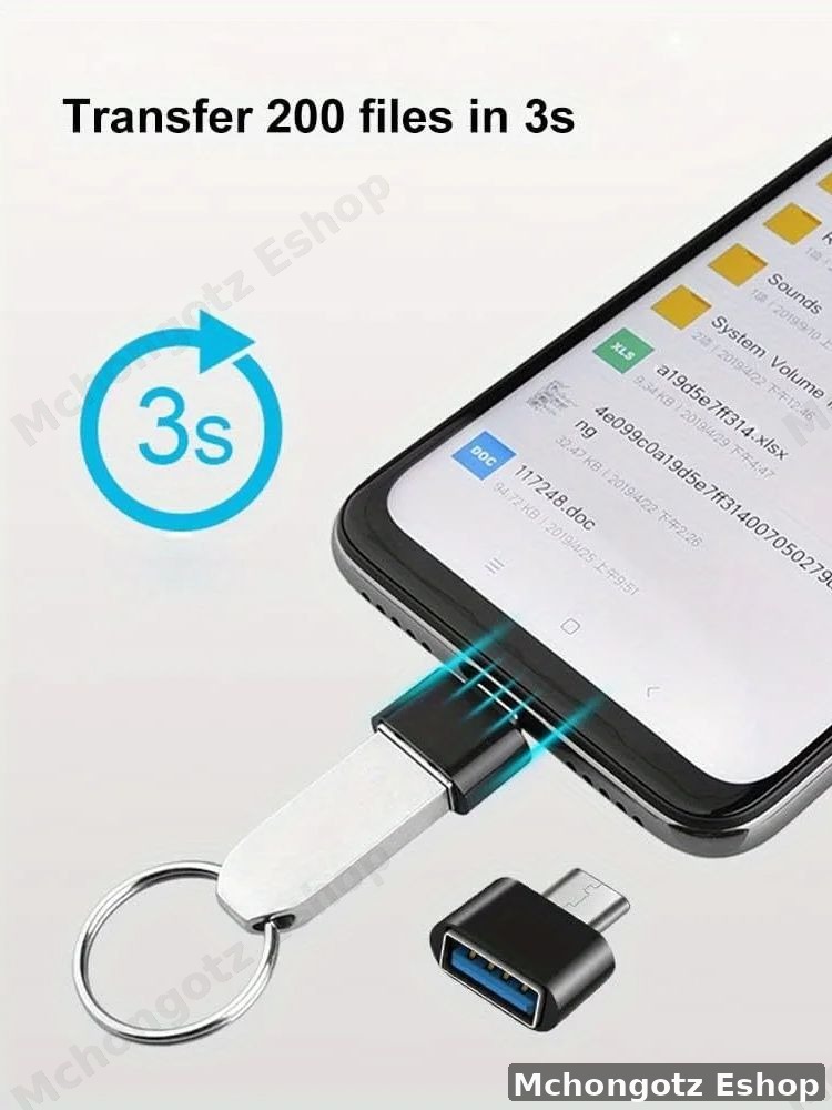 usb c | type c to usb otg adapter mini usb a female data connector - image 5