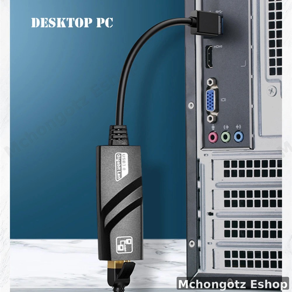usb to ethernet | rj45 adapter 10/100/1000mbps usb 3.0 wired network card - image 3