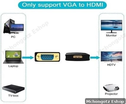 vga to hdmi adapter | vga to hdmi converter with audio 1080p - image 6
