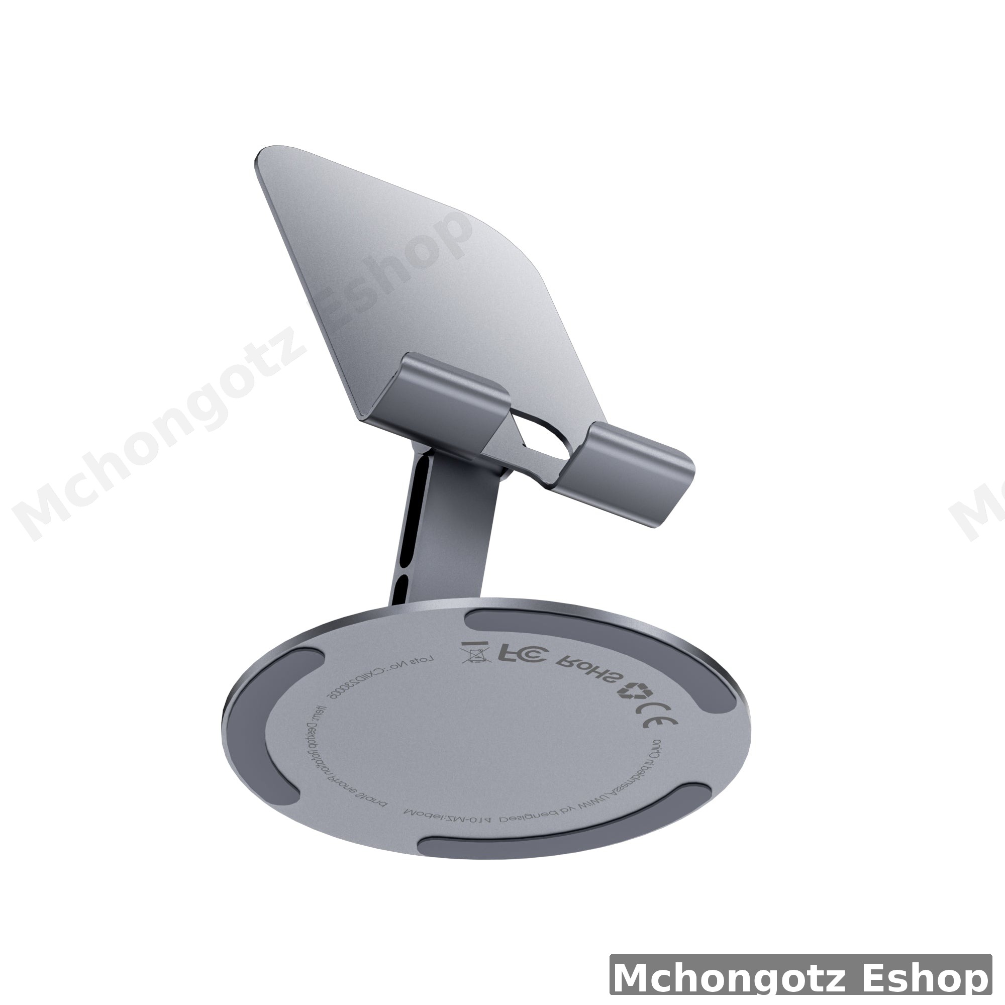 WiWU ZM-014 360 foldable desktop rotation phone stand grey - image 3