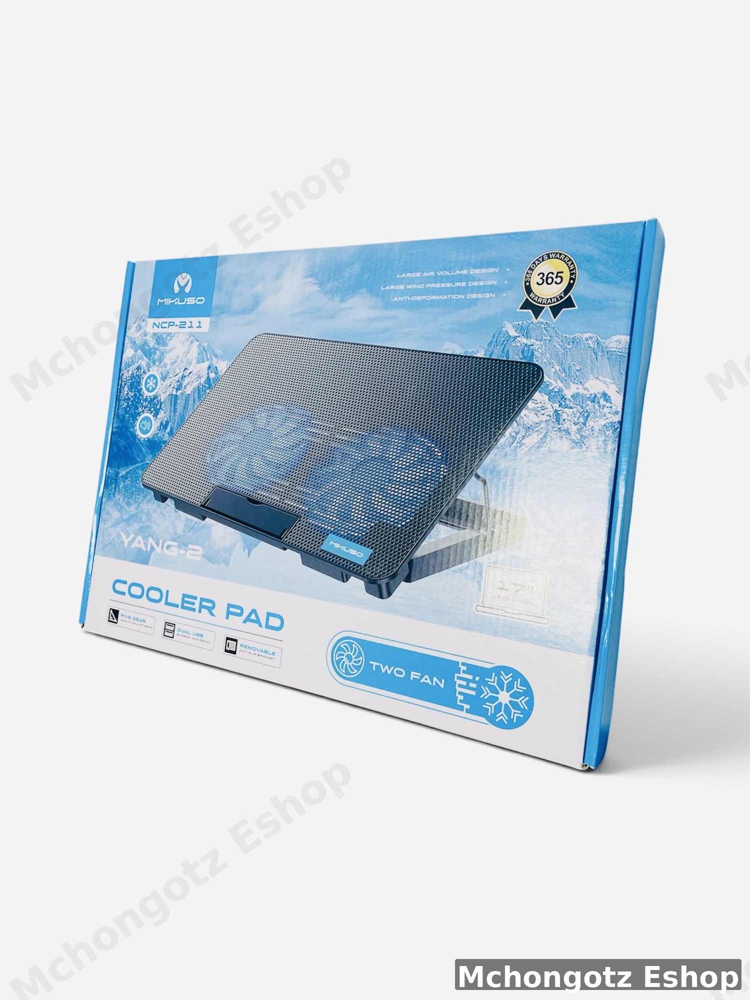 MIKUSO NCP-211 Laptop Cooling Pad Stand